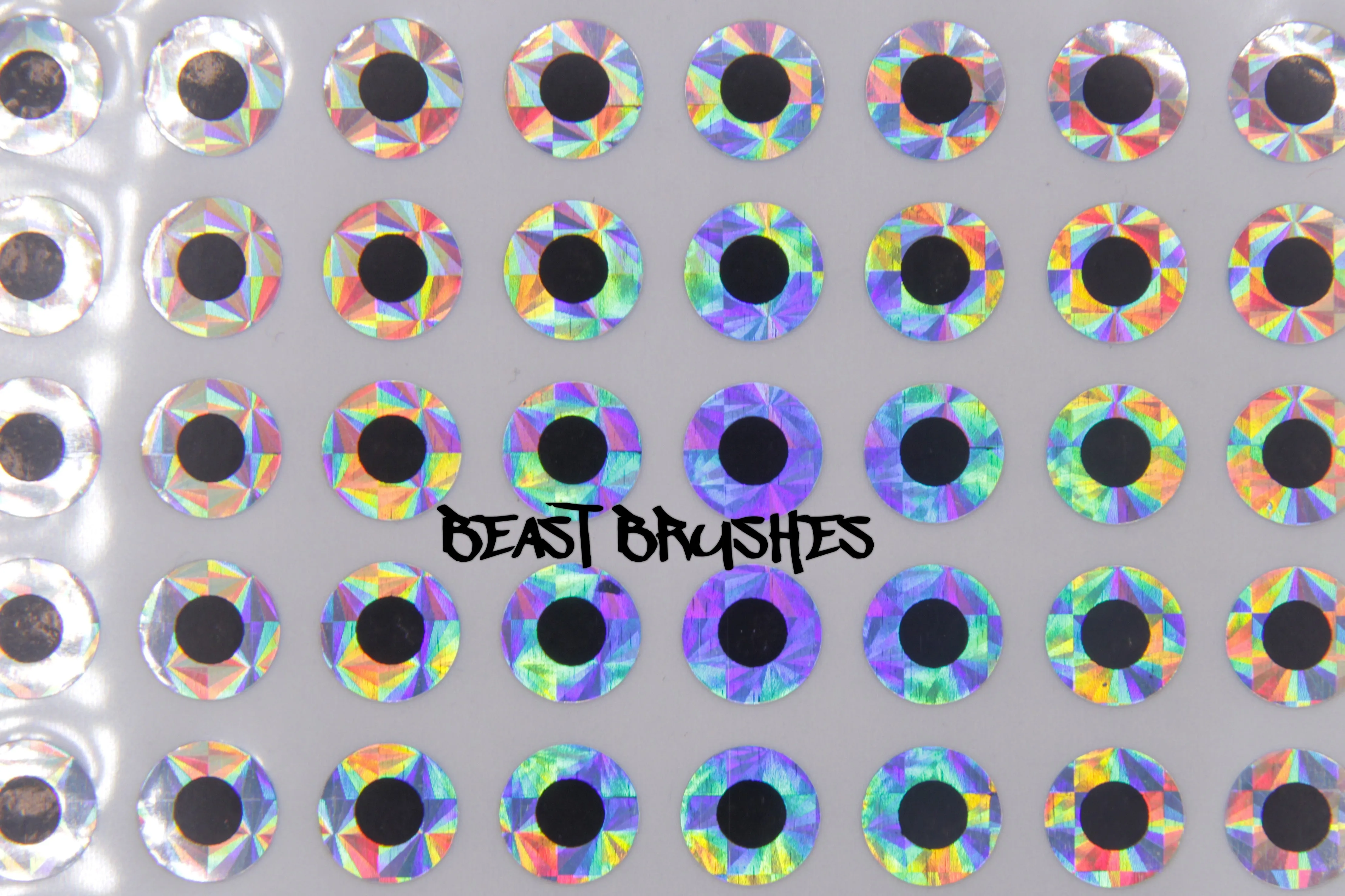 10mm Flat Holographic Eyes