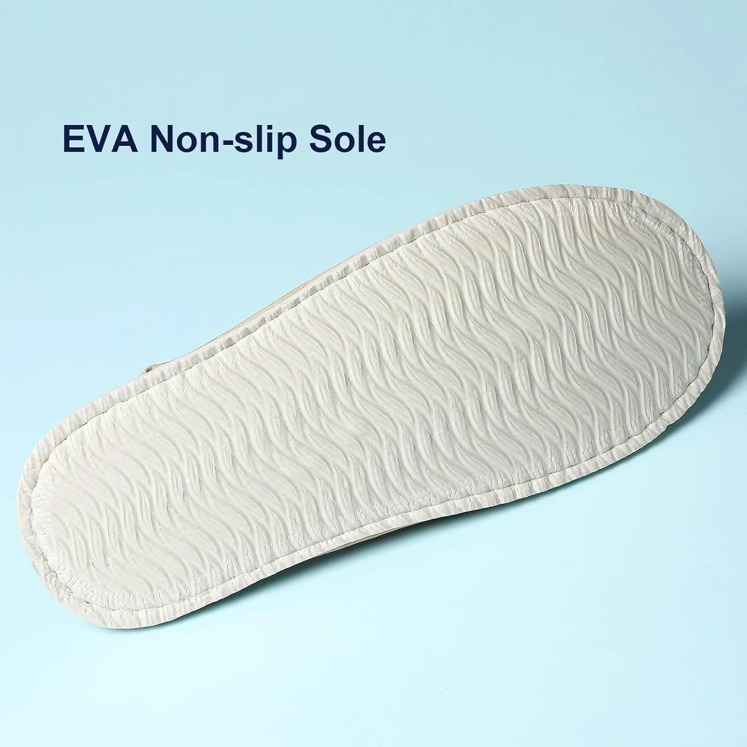 12 Pairs Polar Fleece Disposable Slippers for Guest, Non-slip Spa Slippers, Washable Reusable House slippers