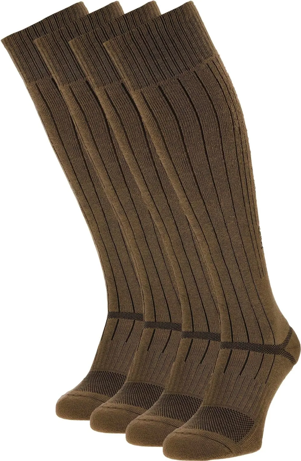 281Z Army Demi Season Breathable Knee High Cushioned Uniform Boot Socks - Tactical Trekking Hiking - Outdoor Fishing Hunting