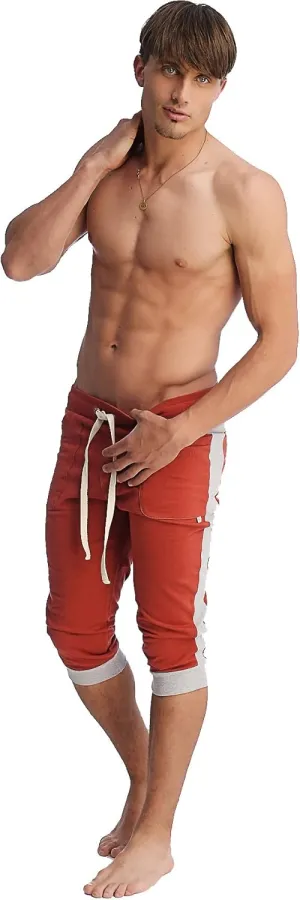 4-rth Men's Transition Cuffed Yoga Jogger Pant Modal French Terry Made in America Caliifornia Stretch Fit European Style