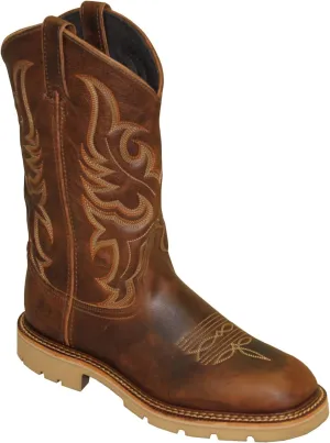 Abilene Men's Textured Hide Western Boot Broad Square Toe - 6310