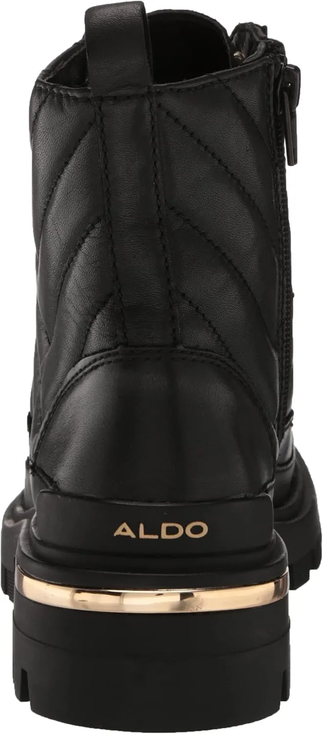ALDO Women's Quilt Combat Boot