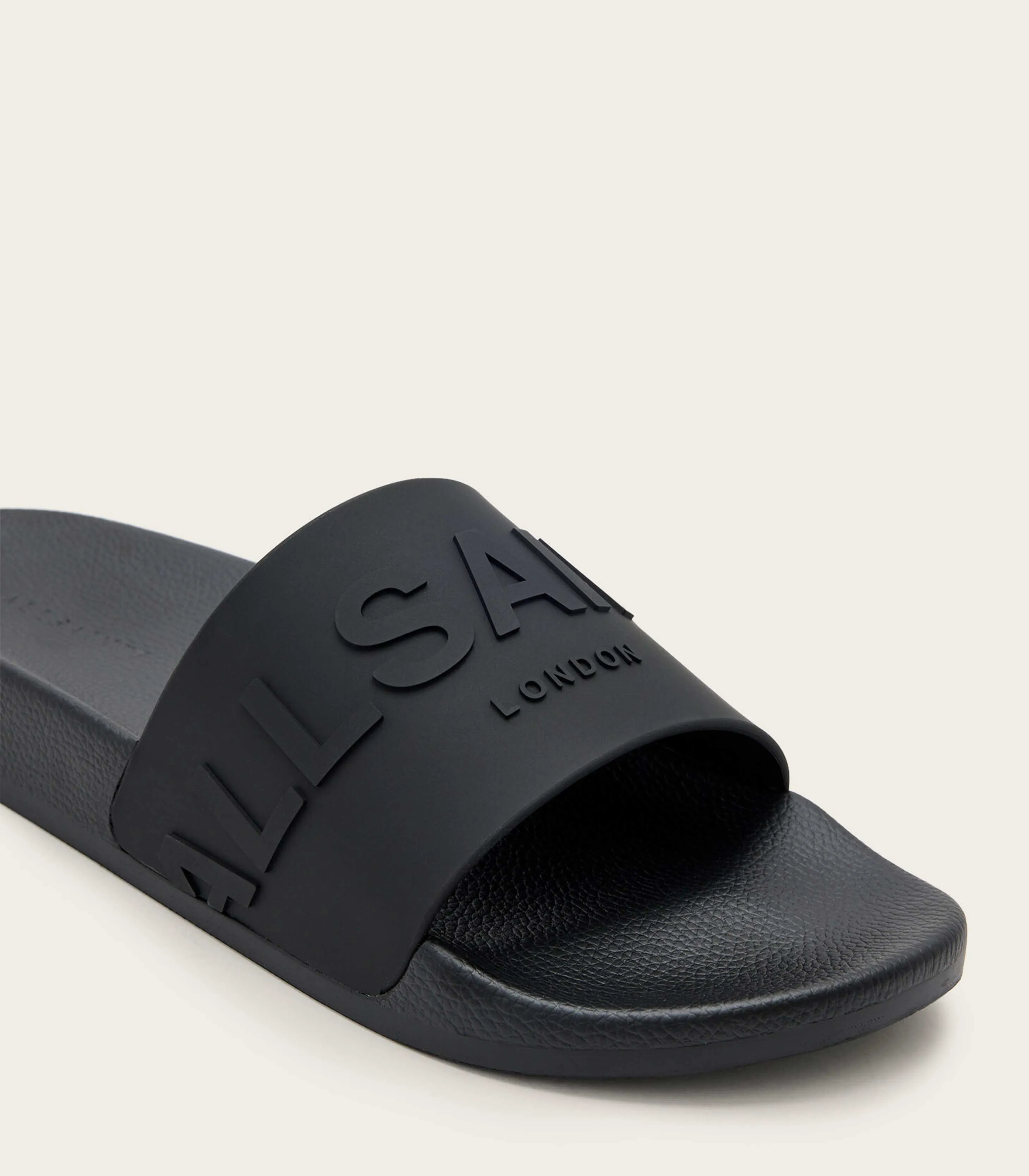 AllSaints -Biggy Slip On Logo Sliders