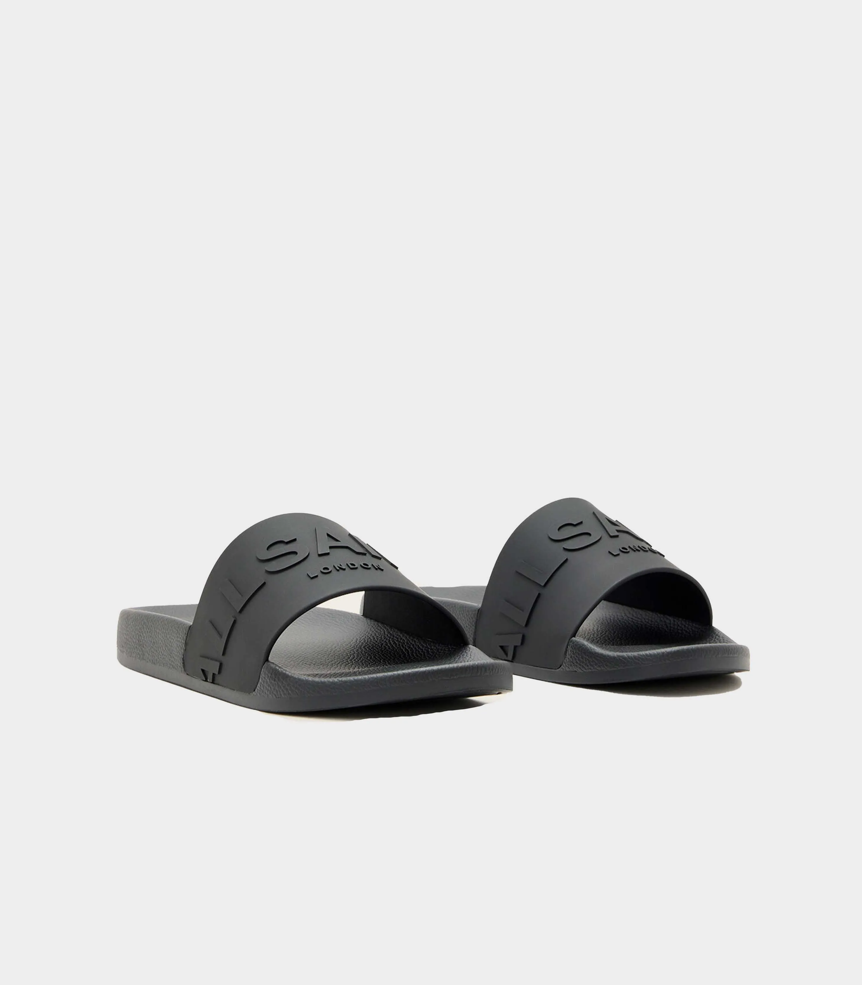 AllSaints -Biggy Slip On Logo Sliders