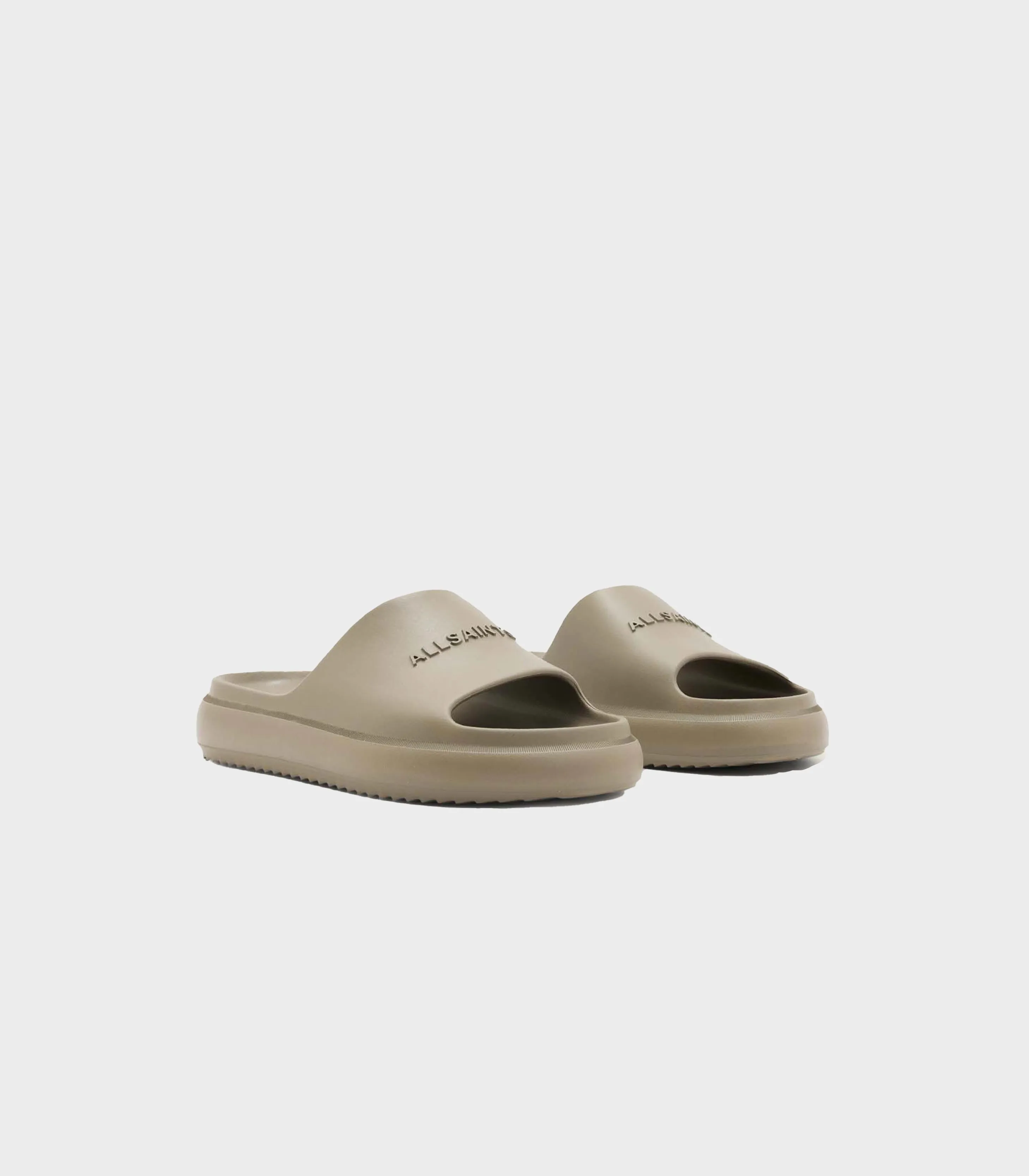 AllSaints - Dune Slip On Logo Sliders