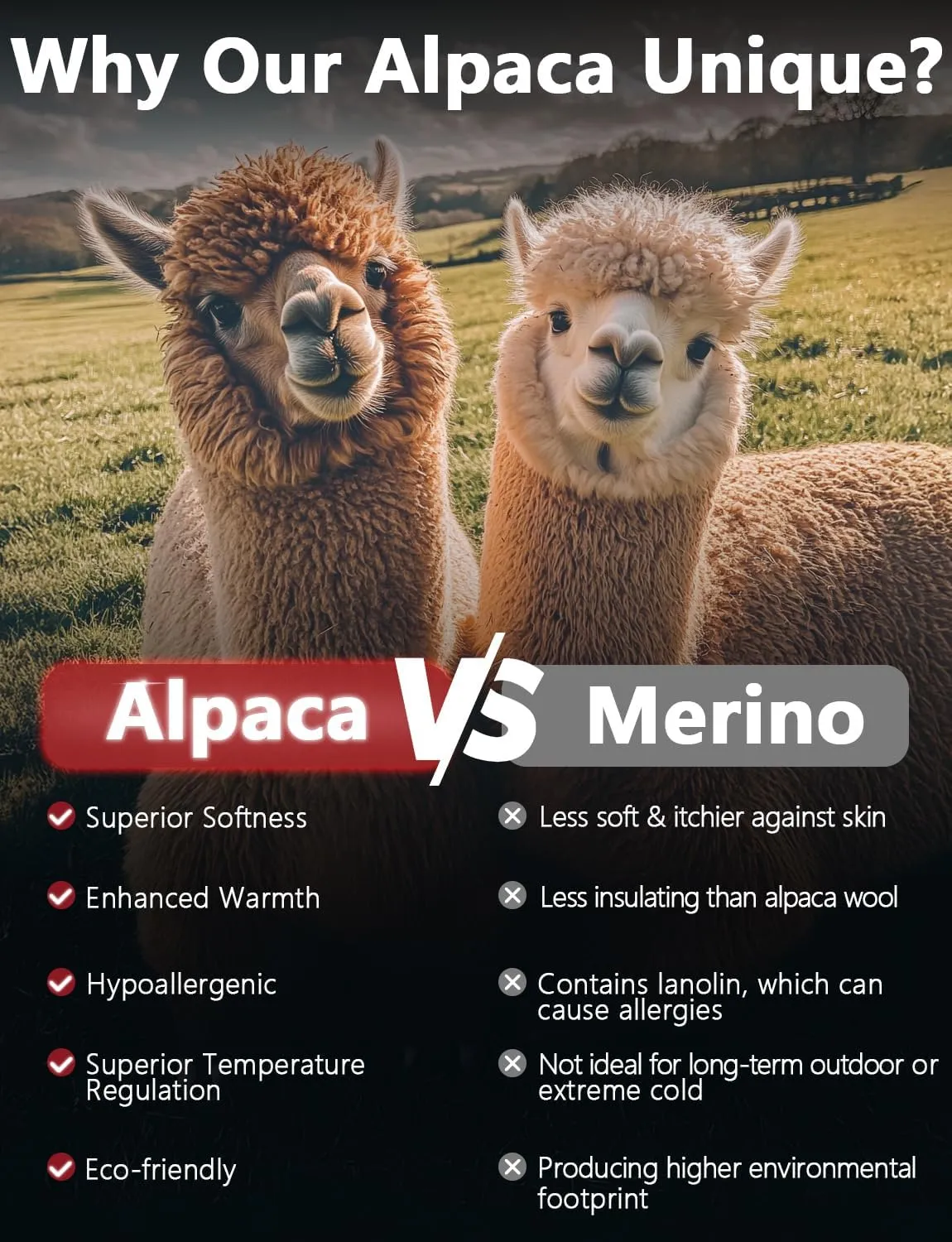 Alpaca Wool Heavyweight Thermal Boot Socks Hunting Hiking Working Thick Cold Weather Cushioned