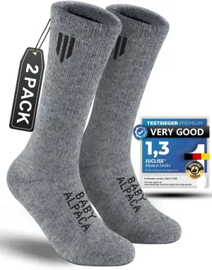 Alpaca Wool Heavyweight Thermal Boot Socks Winter Hunting Hiking Working Cold Weather Cushioned