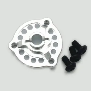 Aluminum Power Up Slipper Eliminator Gear Adapter for Traxxas 1/10 E-Maxx E-Revo Rally Revo 3.3 Slash 4X4 Slayer Pro 4X4 Stampede 4X4 Summit T-Maxx 3.3 5351 Silver