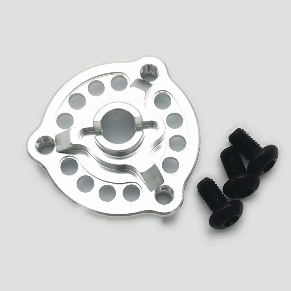 Aluminum Power Up Slipper Eliminator Gear Adapter for Traxxas 1/10 E-Maxx E-Revo Rally Revo 3.3 Slash 4X4 Slayer Pro 4X4 Stampede 4X4 Summit T-Maxx 3.3 5351 Silver