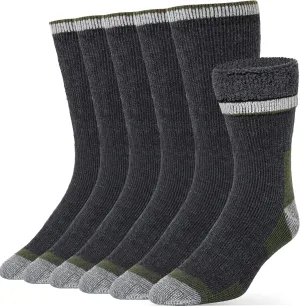 Alvada Merino Wool Hiking Socks Thermal Warm Crew Winter Boot Sock For Men & Women 3 Pairs