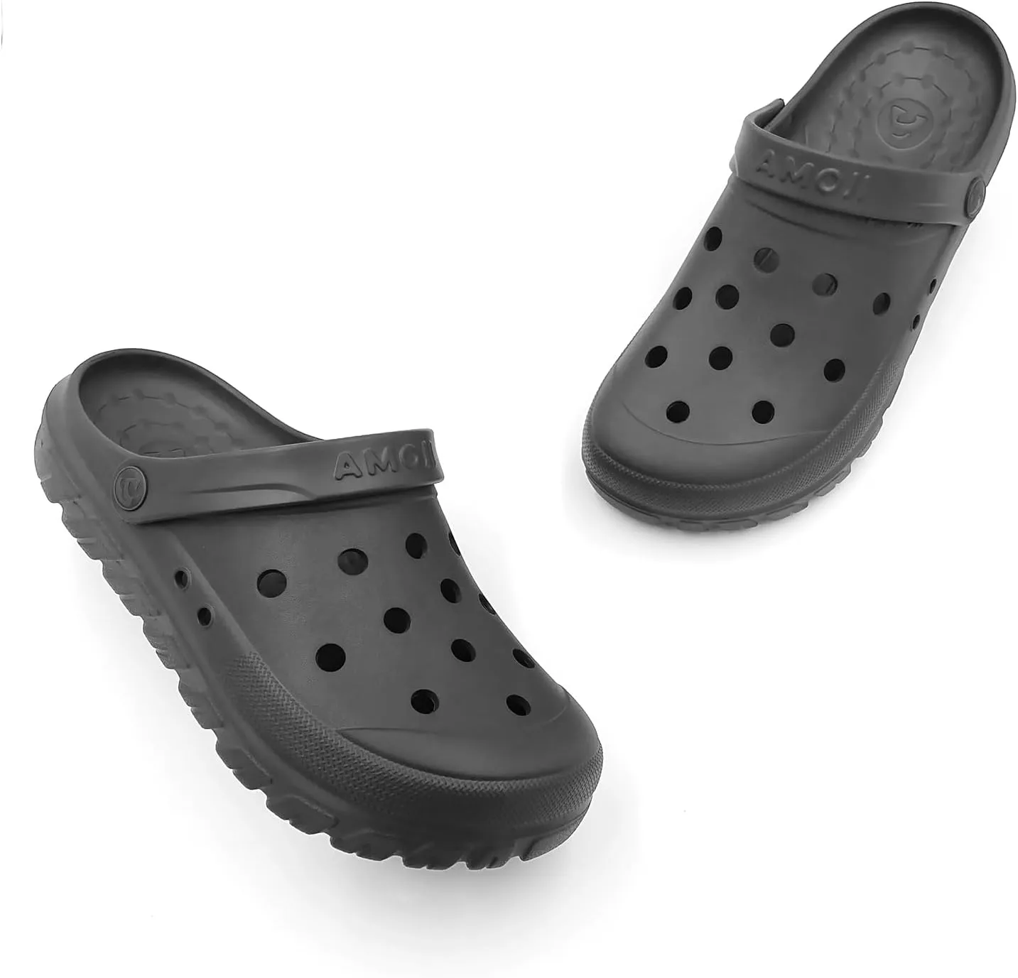 Amoji Unisex Garden Clogs Gardening Slip On Shoes CL212