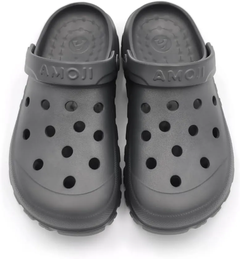 Amoji Unisex Garden Clogs Gardening Slip On Shoes CL212