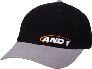 AND1 Men's Baseball Cap - Classic Basketball Flat Brim Hat
