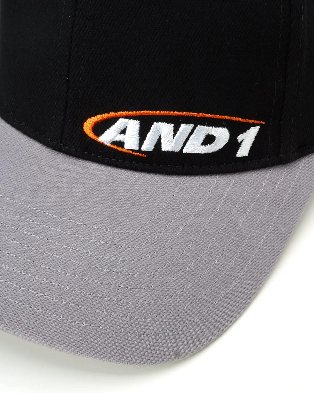AND1 Men's Baseball Cap - Classic Basketball Flat Brim Hat