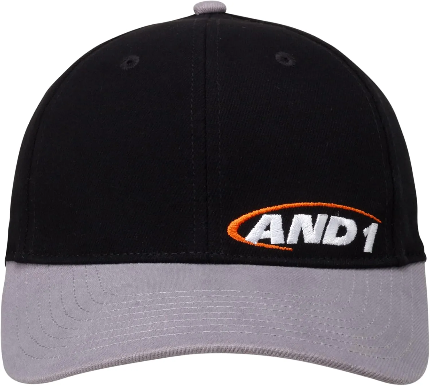 AND1 Men's Baseball Cap - Classic Basketball Flat Brim Hat