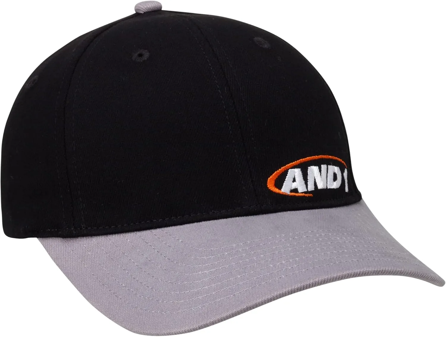 AND1 Men's Baseball Cap - Classic Basketball Flat Brim Hat