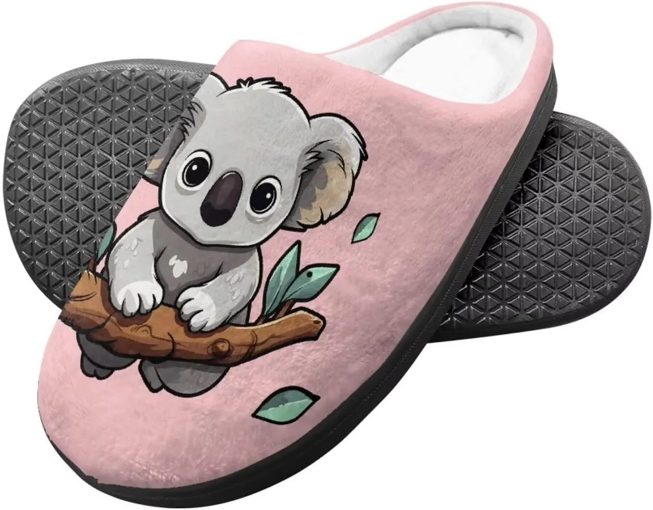 Animal Cotton Slippers for Kid Comfort Cozy Slippers Breathable Slip-On Plush Outdoor Home Non-Slip Slipper for Kids