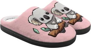 Animal Cotton Slippers for Kid Comfort Cozy Slippers Breathable Slip-On Plush Outdoor Home Non-Slip Slipper for Kids