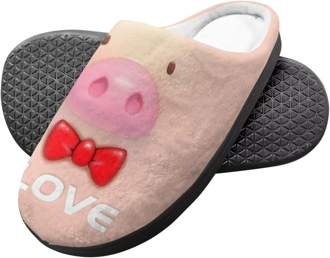 Animal Cotton Slippers for Kid Cozy Slippers Fluffy Slip-On Fuzzy Fluffy Outdoor Home Non-Slip Slipper for Kids