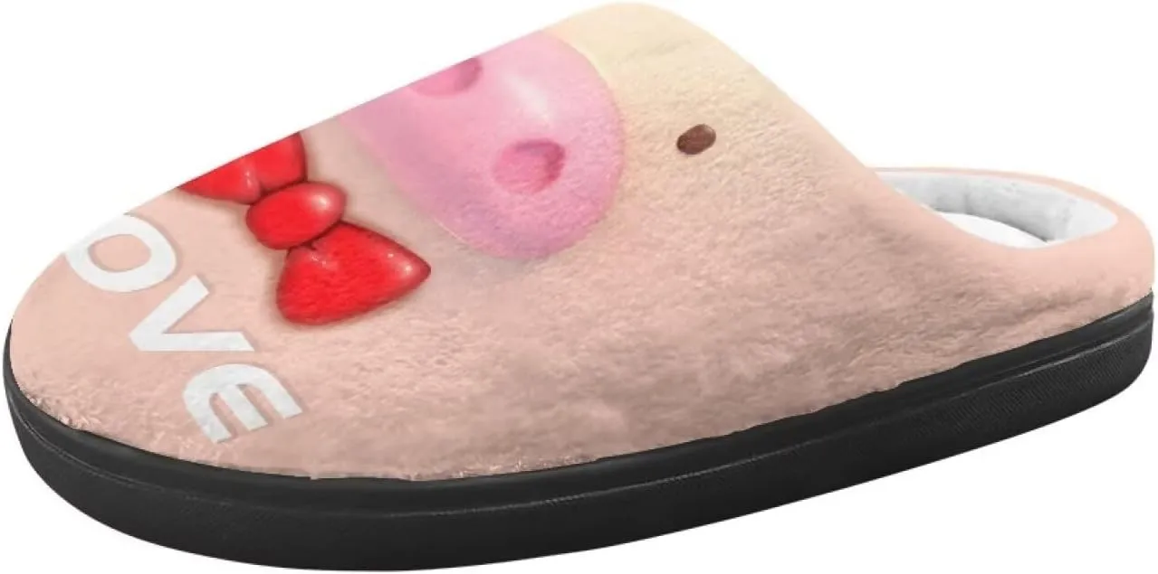 Animal Cotton Slippers for Kid Cozy Slippers Fluffy Slip-On Fuzzy Fluffy Outdoor Home Non-Slip Slipper for Kids