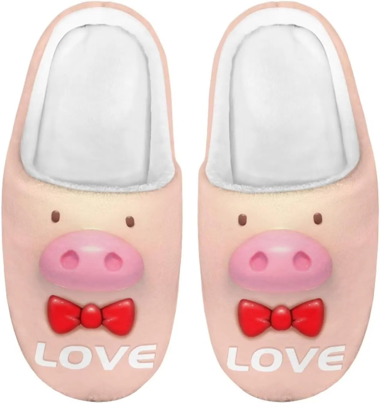 Animal Cotton Slippers for Kid Cozy Slippers Fluffy Slip-On Fuzzy Fluffy Outdoor Home Non-Slip Slipper for Kids