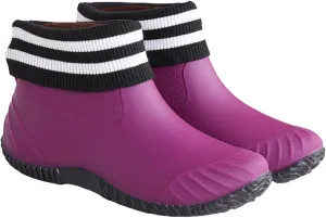 Ankle Rain Boots Women Knit Lined Mens Grounded Footwear Booties with Heel Non Slip Work Barefoot Shoes Mens Rain Boots Slip On Non-Slip Rubber Waterproof Men's Snow Boots
