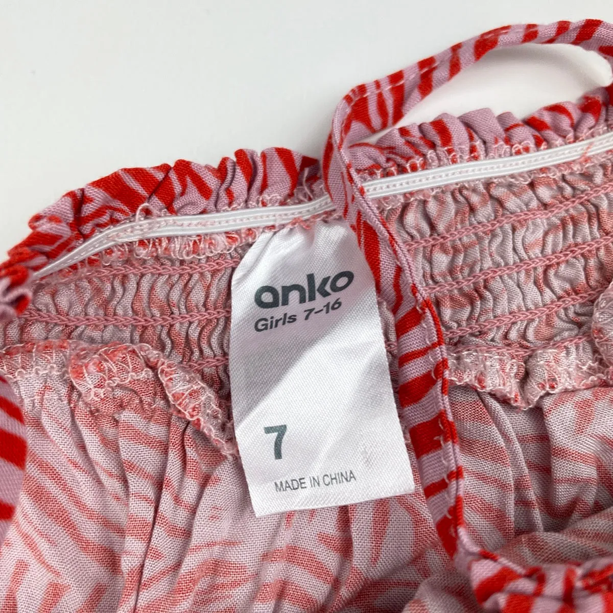 Anko lightweight summer playsuit, size 7, Pre-loved