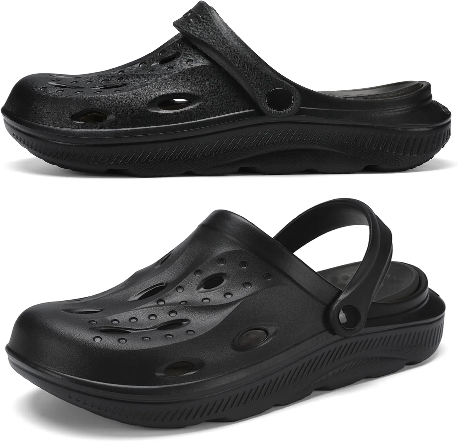 Arch Support Clogs Mens Womens Garden Shoes Lightweight Outdoor Beach Slippers Recovery Sandals with Removable Thick Insoles