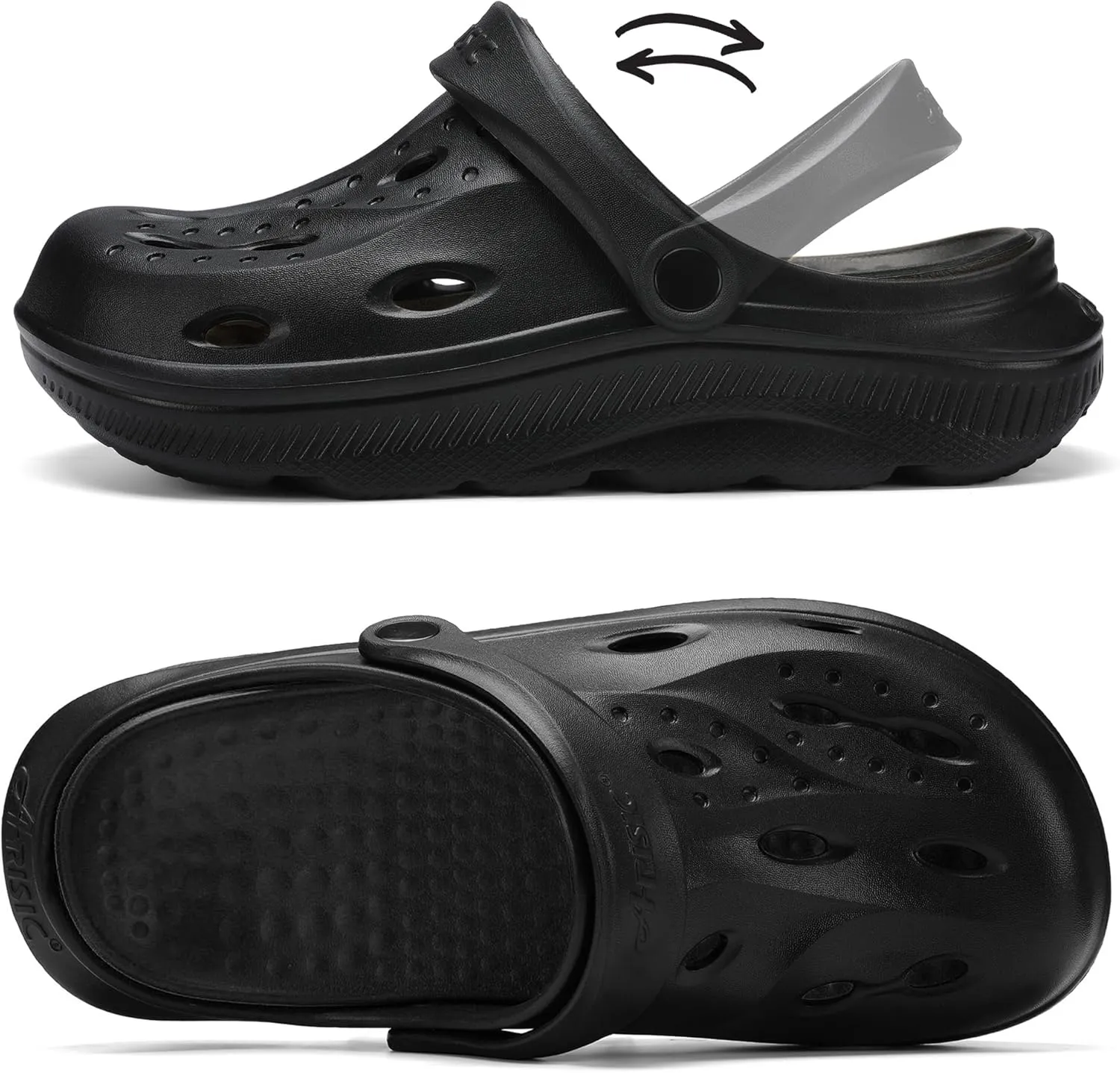 Arch Support Clogs Mens Womens Garden Shoes Lightweight Outdoor Beach Slippers Recovery Sandals with Removable Thick Insoles