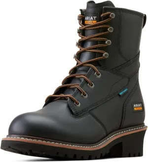 Ariat Men's Logger Shock Shield Waterproof Work Boot