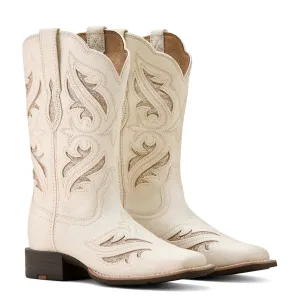 Ariat Wms Round Up Bliss Distressed Ivory - Mothers Day Sale