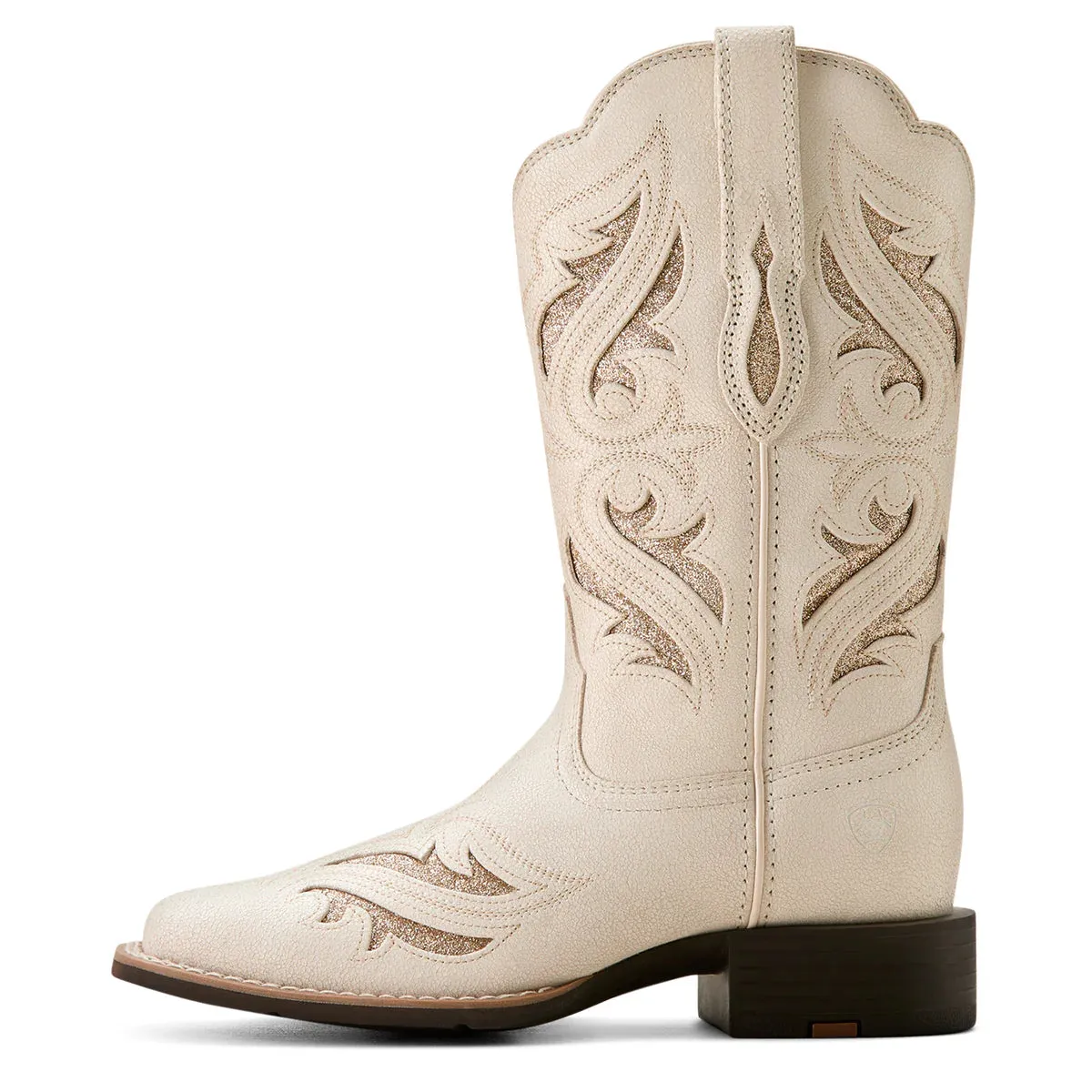 Ariat Wms Round Up Bliss Distressed Ivory - Mothers Day Sale