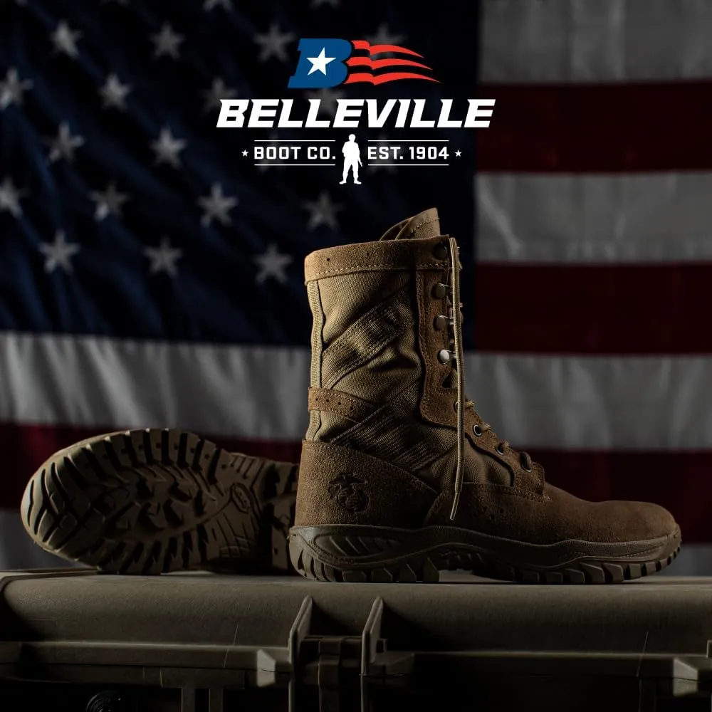 B Belleville Arm Your Feet USMC Ultra Light 520MOTO 8" (EGA) Assault Boots for Men