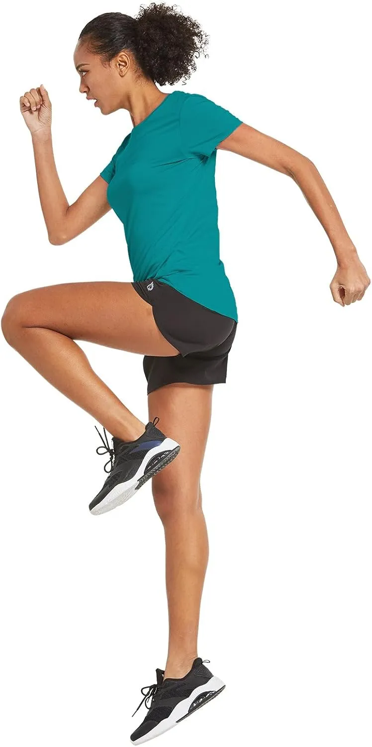 baleaf Women's Short Sleeve Running Workout Shirts Athletic Tops Lightweight Quick Dry Training Yoga Crewneck