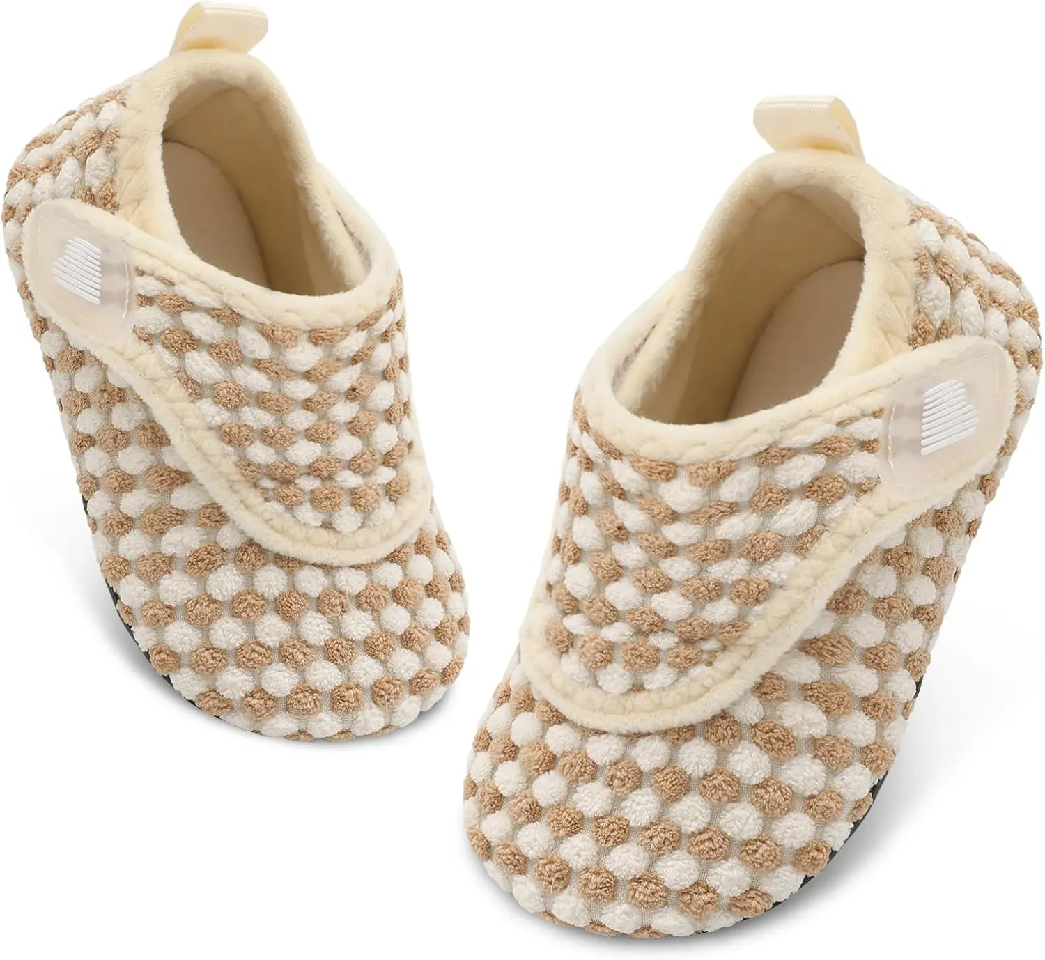 BARERUN Toddler Slippers Boys Girls House Shoes Warm Kids Slippers With Non-Slip Rubber Sole Fuzzy Cozy Walking Shoes Indoor/Outdoor