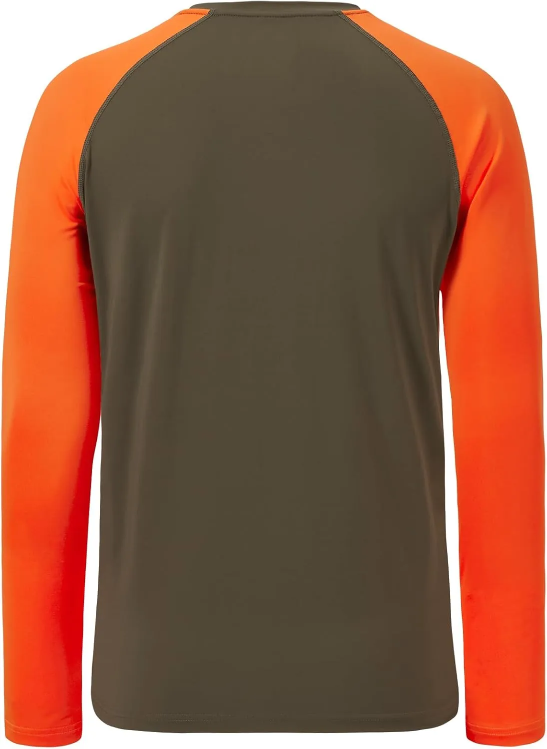 BASSDASH Men’s Lightweight Camo Hunting Shirt UPF 50  Sun Protection Long Sleeve Hiking Fishing Performance Tee Mesh Panels