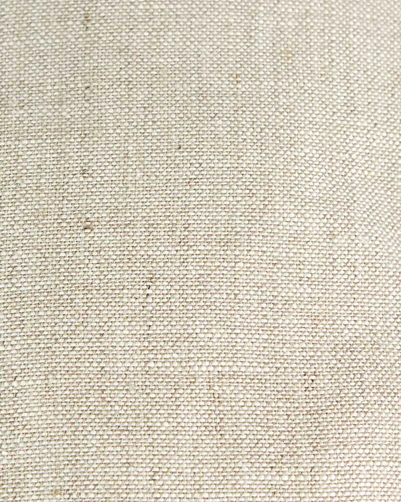 Beige Linen Flat Cap