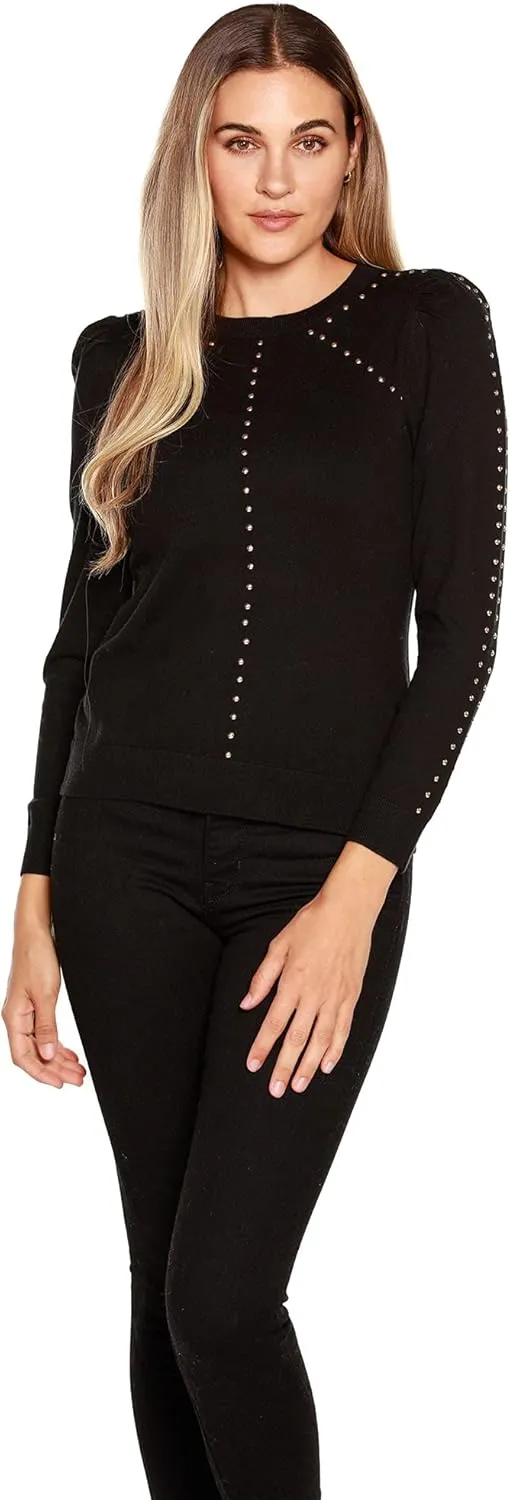 Belldini Sweaters for Women Lightweight Long Sleeve Pullover Knit Sweater