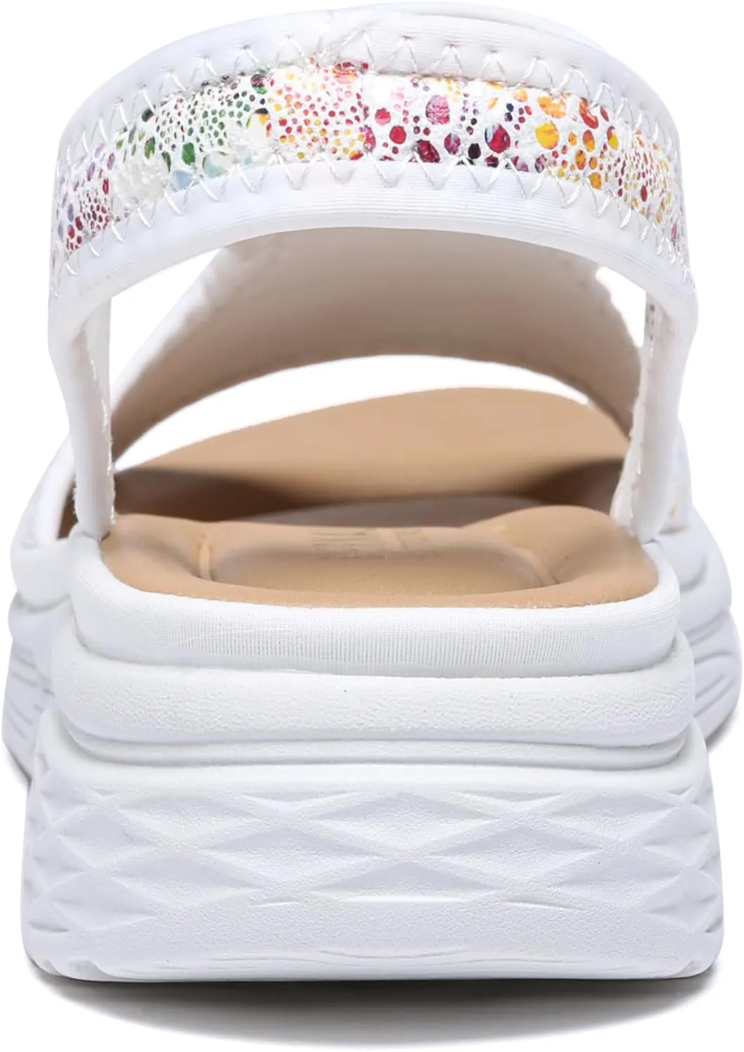 Bernal Women Walking Sandals Soft Comfortable Lightweight Sandals Non-slip Casual Open Toe Sport Sandals for Athletic Summer Beach Platform Sandal