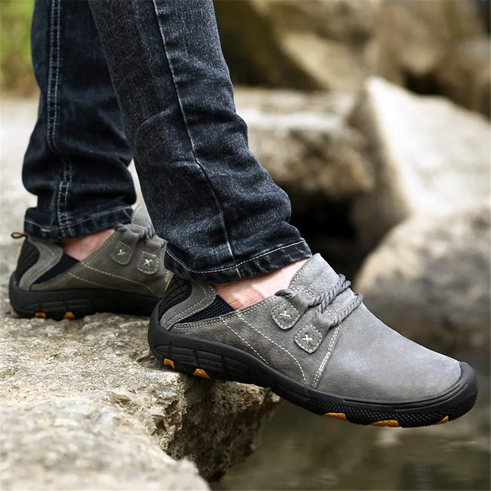 BIFINI Men's Suede Oxford Shoes Casual Lace Up Flats Driving Loafers