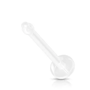 Bioplast Clear Bone Retainer with Flat Top