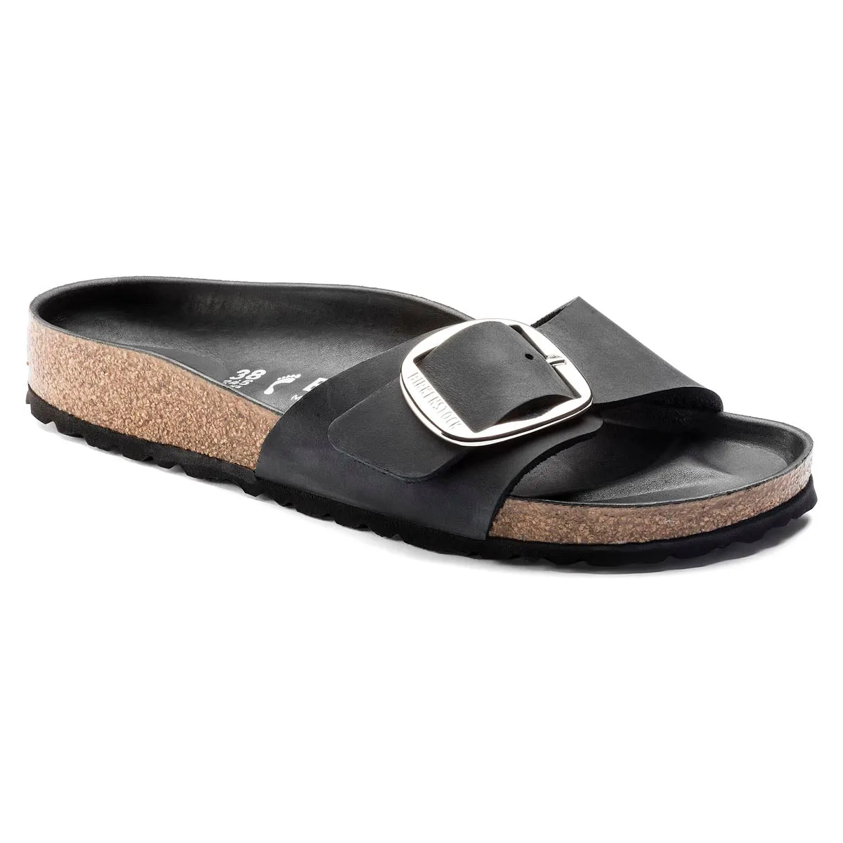 Birkenstock 1006523 Women's Madrid Big Buckle Black