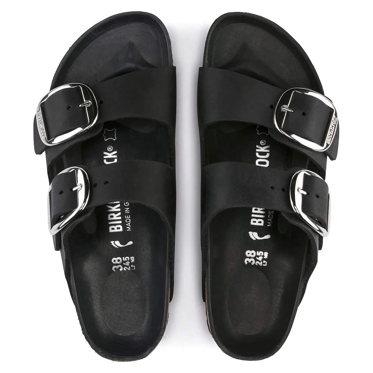 Birkenstock 1011075 Women's Arizona Big Buckle Black - Narrow