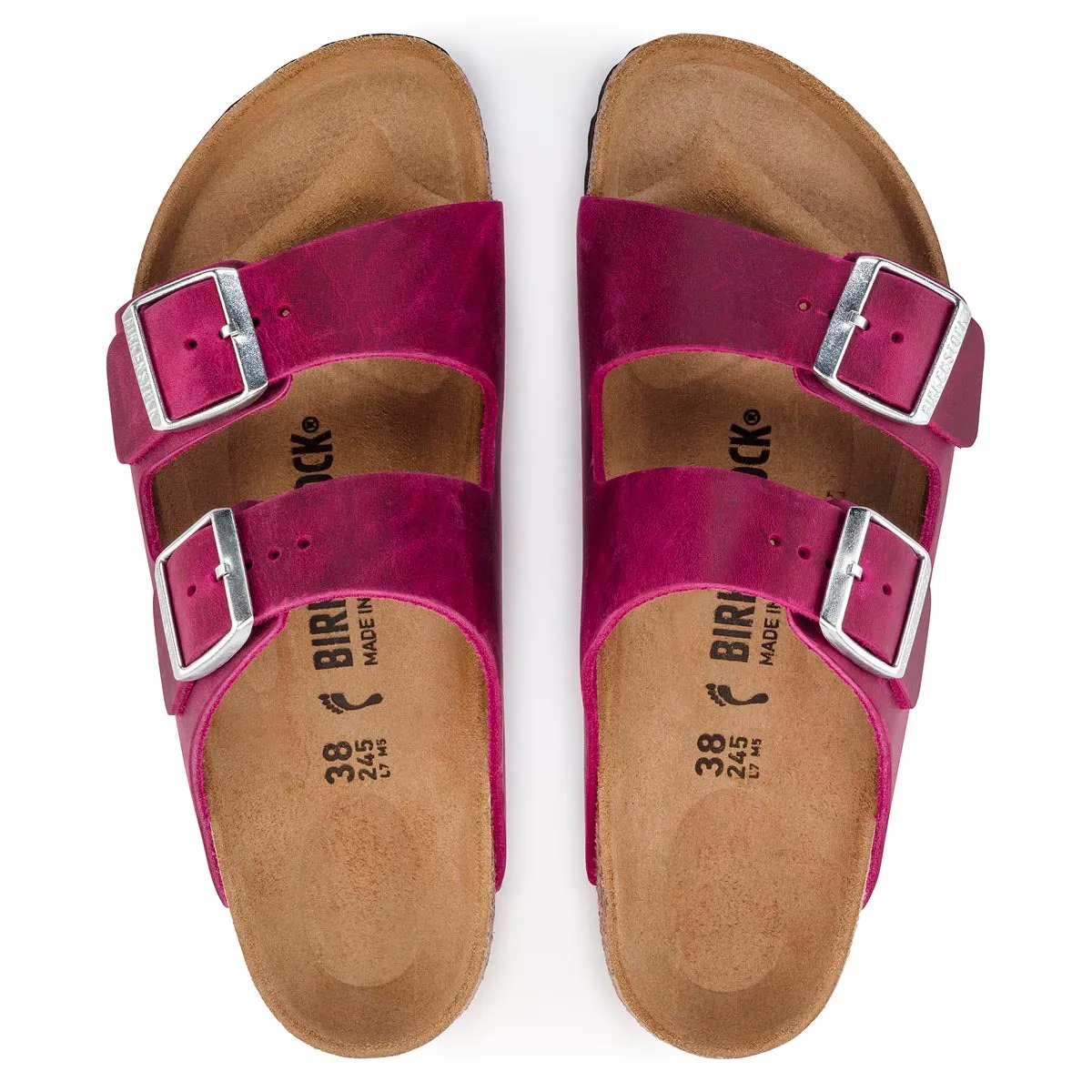 Birkenstock 1024047 Arizona - Fuchsia Oil Ltr