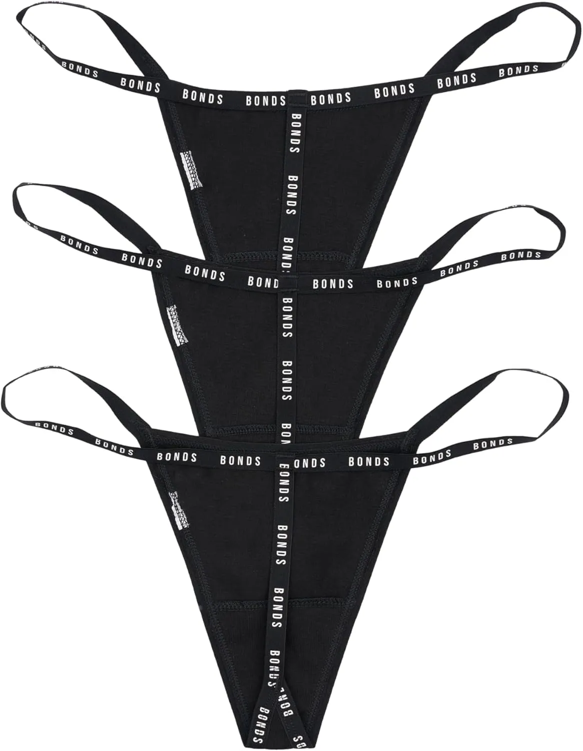 Bonds G Icons String Thong Underwear in Cotton-Rich Blend for Women, 3-Pack