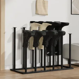 Boot Rack Boot Organizer for Tall Boots Entryway Boot Rack Boot Storage for 6 Pairs Hallway Boot Storage Rain Boot Shelf Free Standing Boot Holder for Cowboy Boot