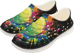 Boy Girls Water Shoes Cartoon Print Slip on Clogs Water Play Sneakers Sandal for Beach