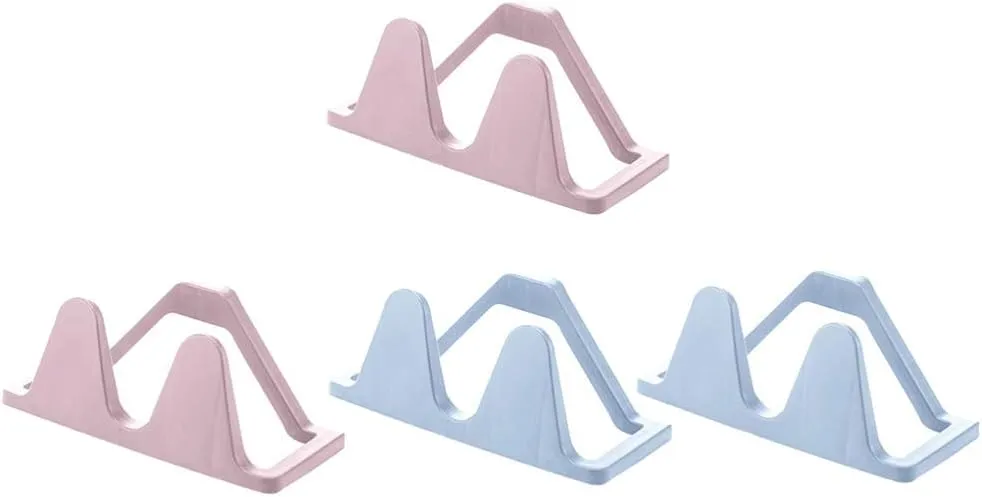 Cabilock 1 Set 4Pcs Wall Mounted Slipper Rack Hanging Shoe Organizer Wall Mounted Shoe Organizer Slipper Mounted Holder Wall Shoe Display Wall Mounted Boot Rack Bathroom Nail Wall Hook