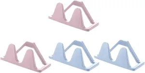 Cabilock 1 Set 4Pcs Wall Mounted Slipper Rack Hanging Shoe Organizer Wall Mounted Shoe Organizer Slipper Mounted Holder Wall Shoe Display Wall Mounted Boot Rack Bathroom Nail Wall Hook