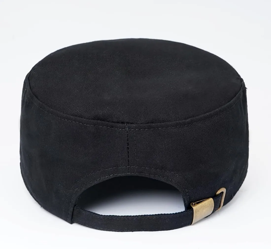 Cadet Hat Flat Top Hats Army Military Caps for Men Women